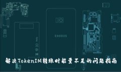 解决TokenIM转账时能量不足的问题指南