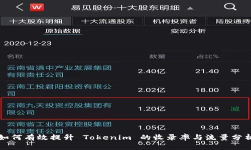 如何有效提升 Tokenim 的收录率与流量分析